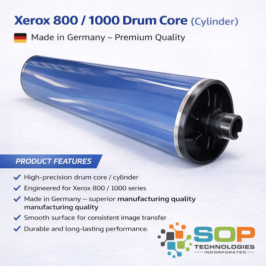Replacement Drum Core/Cylinder for Xerox® Color 800, Color 1000 Press 800i 1000 1000i ( Made in Germany)