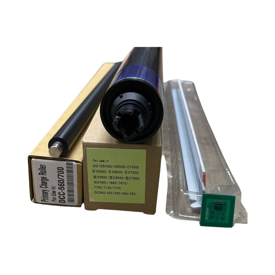 013R603 Color Drum kit Xerox DocuColor 240 242 250 252 260 (Drum Cylinder, Cleaning blade, PCR, Chip)