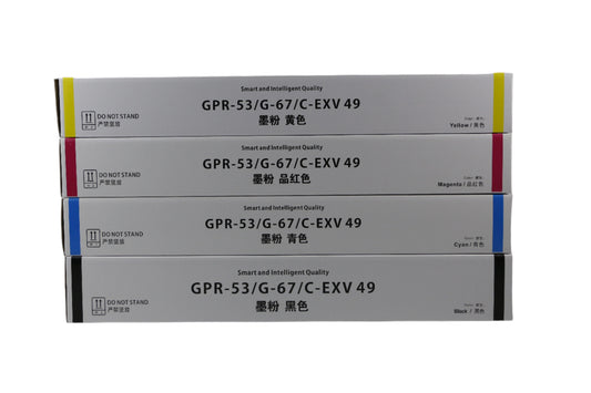 Japan Replacement G67/GPR-53 Toner Cartridge for Canon iR ADV iR-ADV C3020/3025/3120/ 325 313032223226 332/ 3325/3330/3520/3525/3530/ DX C3725/3730/3826/3830/3835
