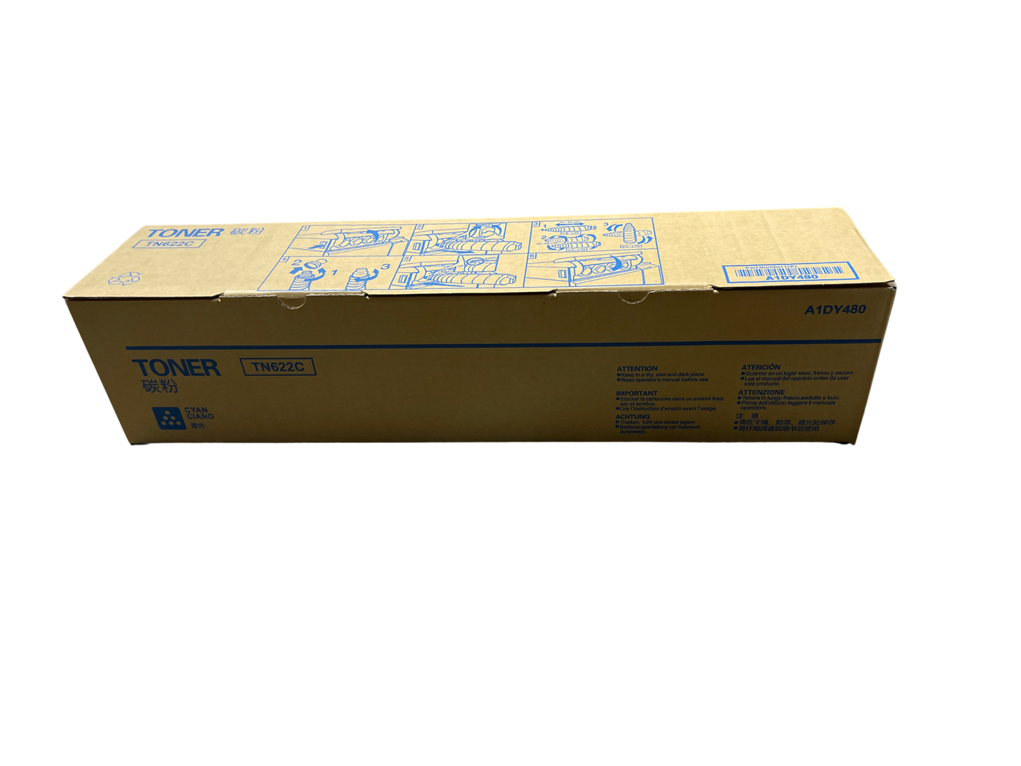 Japan Replacement Toner for Konica Minolta Bizhub Press C1100 TN-622 CYAN non-OEM (Japan Toner)