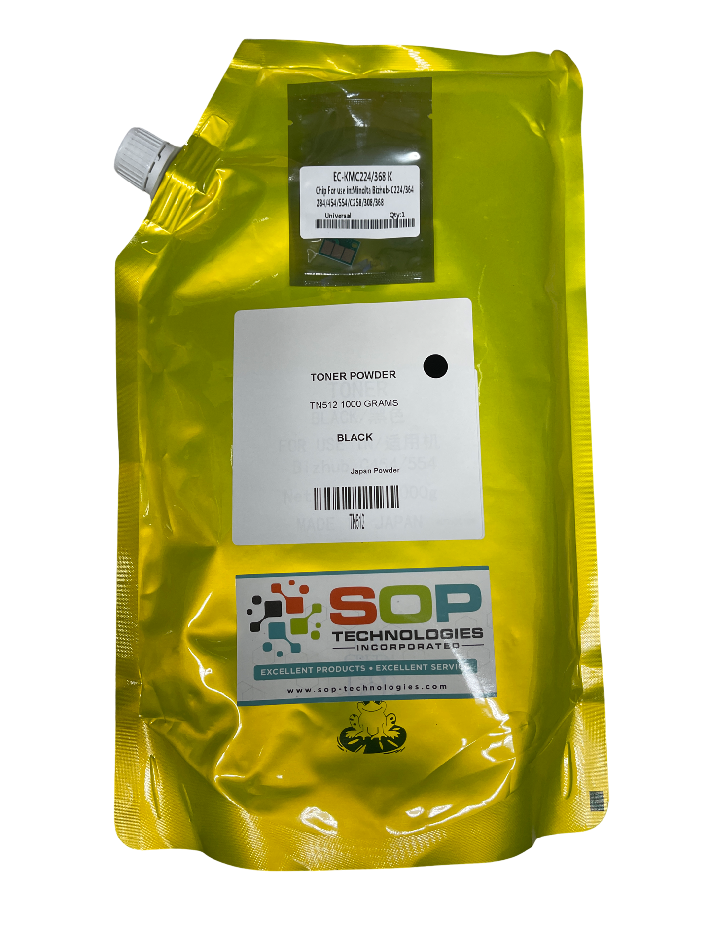1Kg Japan Replacement Toner Powder for Konica Minolta Bizhub TN512K BLACK (Japan Toner)