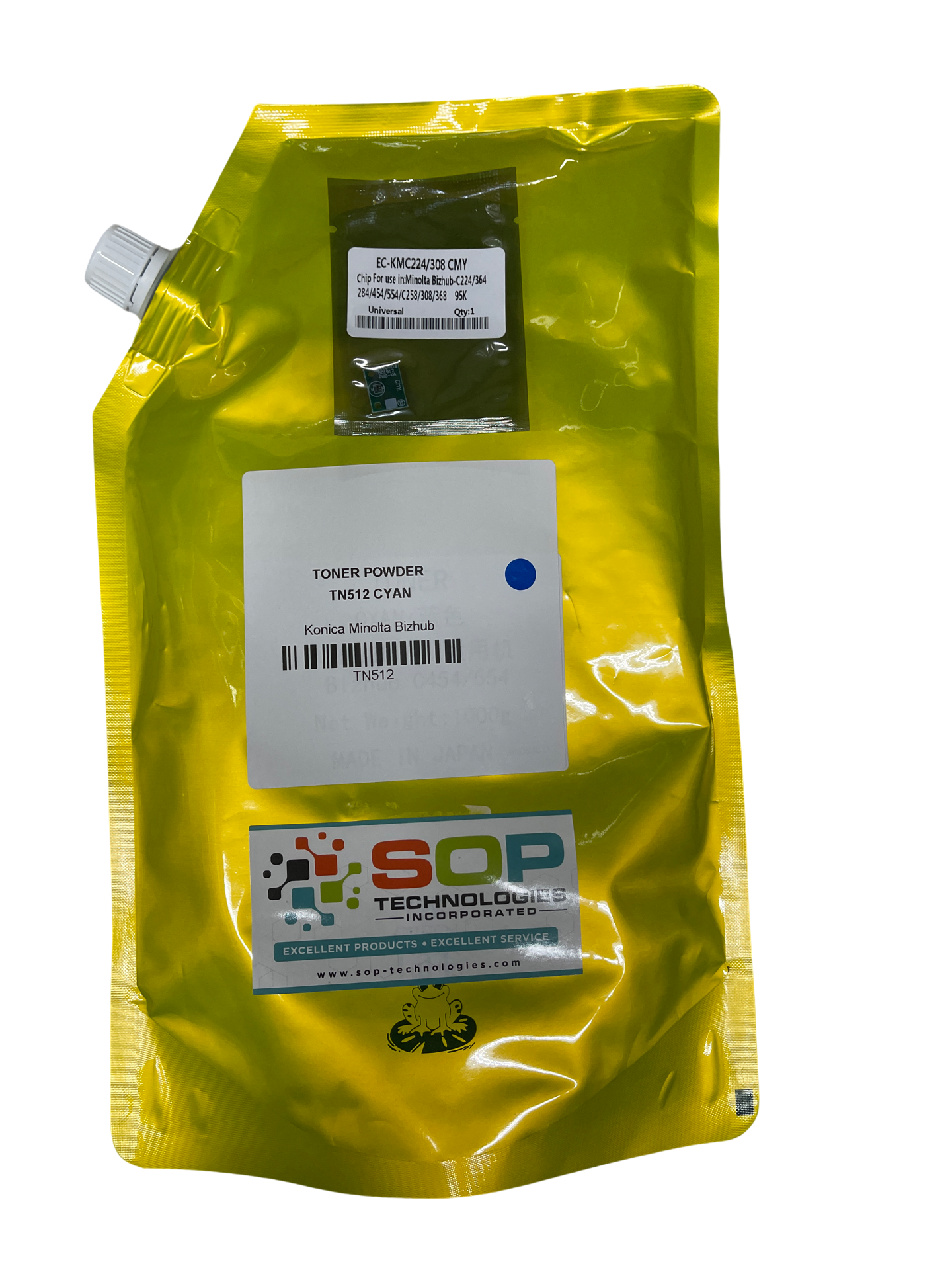1Kg Japan Replacement Toner Powder for Konica Minolta Bizhub TN512C CYAN (Japan Toner)