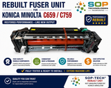 Rebuilt Fuser unit for Konica Minolta Bizhub C659 C759