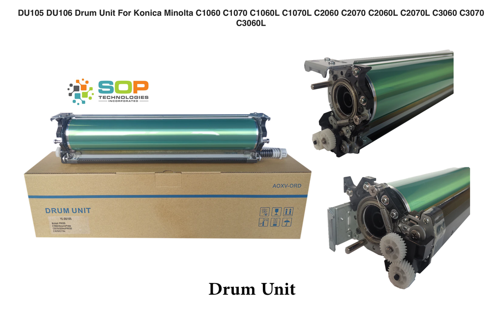 DU105 DU106 Drum Unit For Konica Minolta C1060 C1070 C1060L C1070L C2060 C2070 C2060L C2070L C3060 C3070 C3060L