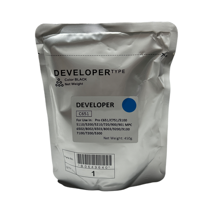 Developer for Ricoh Pro C5200 C5300 450 grams (OEM Developer Repackaged)