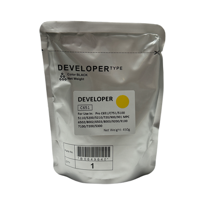 Developer for Ricoh Pro C5200 C5300 450 grams (OEM Developer Repackaged)