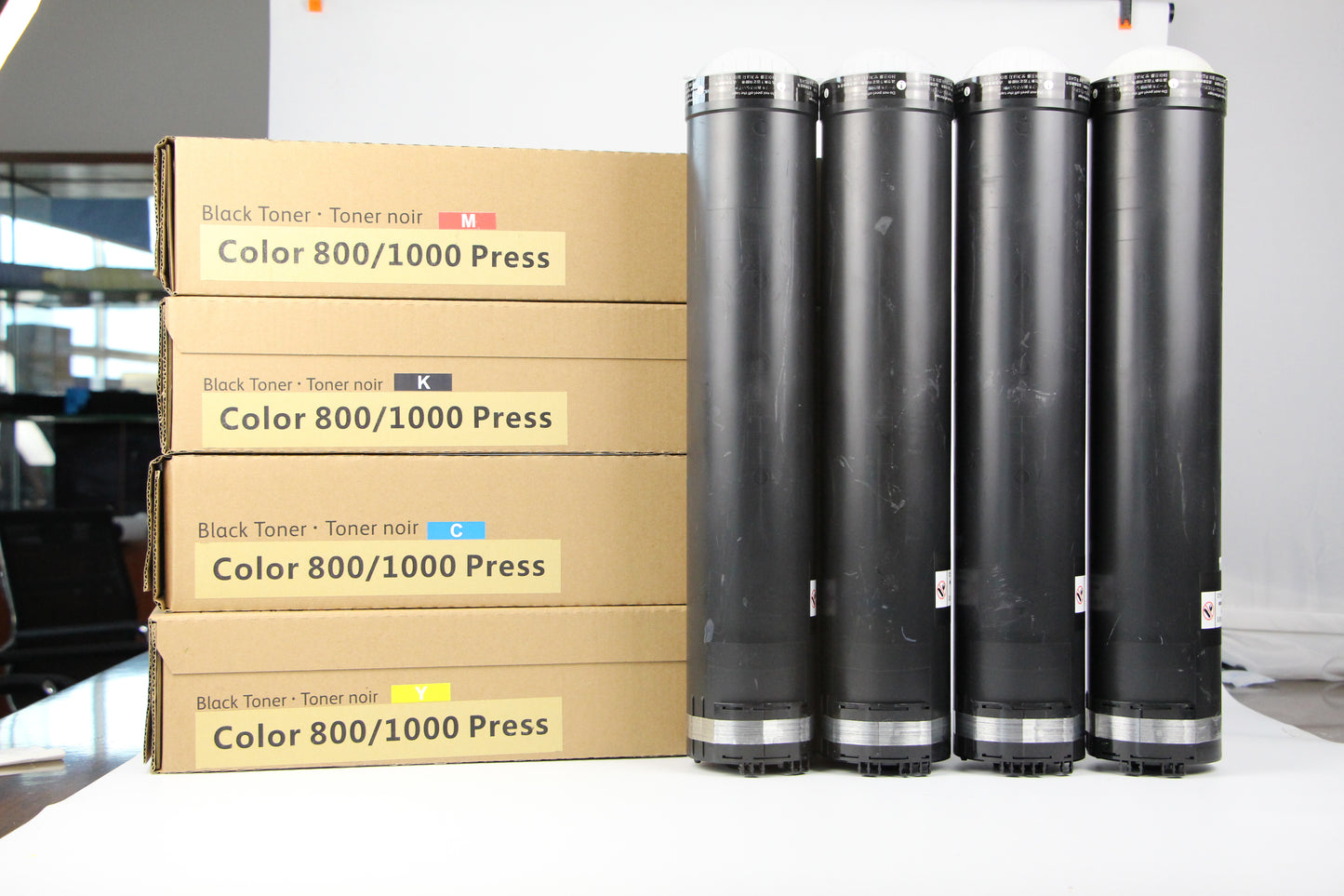 4 PACK Japan Compatible Toner for Xerox Color press 800 800i 1000 1000i SOLD Version  006R01475 - 1478 (Japan Toner)