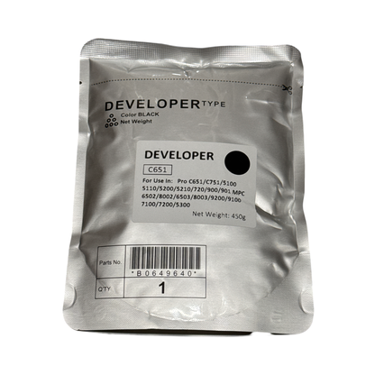 Developer for Ricoh Pro C5200 C5300 450 grams (OEM Developer Repackaged)