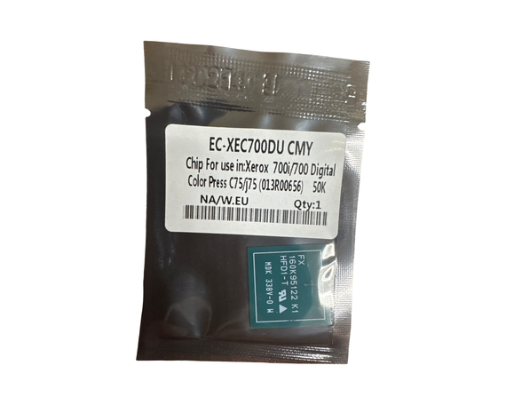 CMY (Color)  Replacement Drum Chip for Xerox 700/700i/C75/J75 Digital Color Press 013R00656