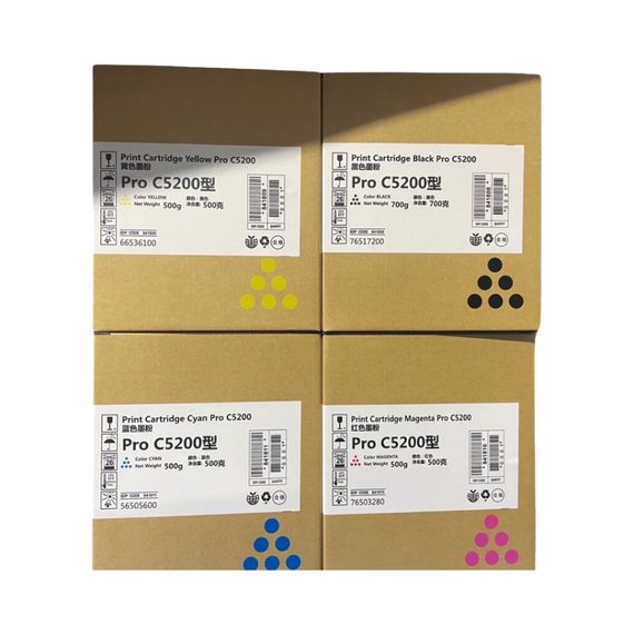 Japan Replacement Toner for Ricoh Pro C5200 Toner cartridge (Japan Powder) CMYK