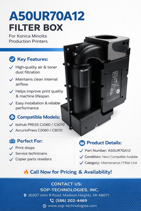 Konica Minolta Filter Box A50UR70A12  C1070 C1060