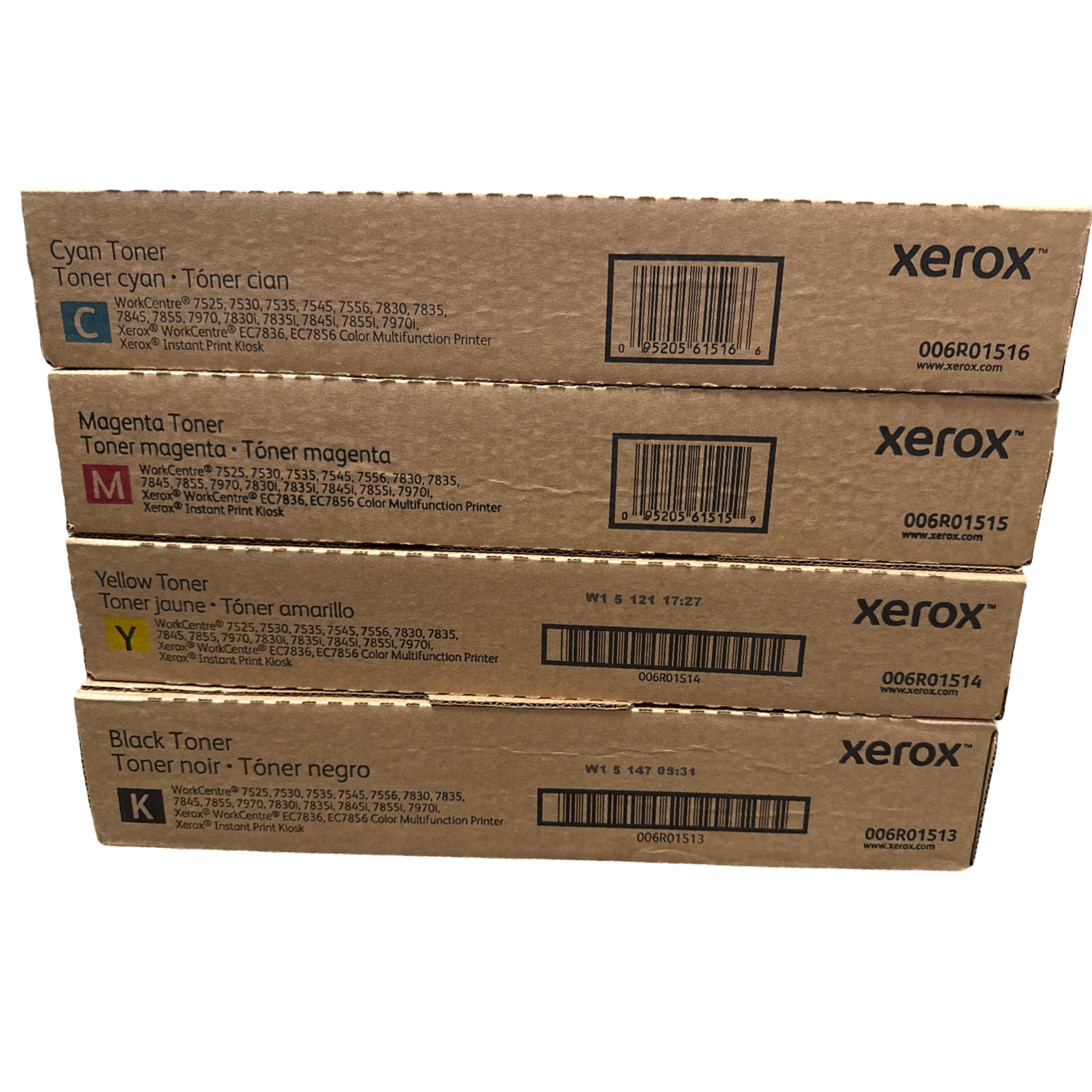 Genuine Xerox WorkCentre 7120 7125 7220 7225  006R01457 - 006R01460