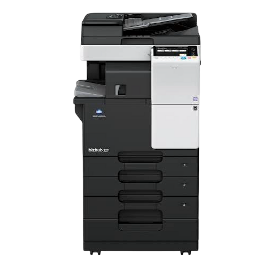 Konica Minolta Bizhub 227 (Meter and prices depending on availability) Off Lease Printer B/W Printer