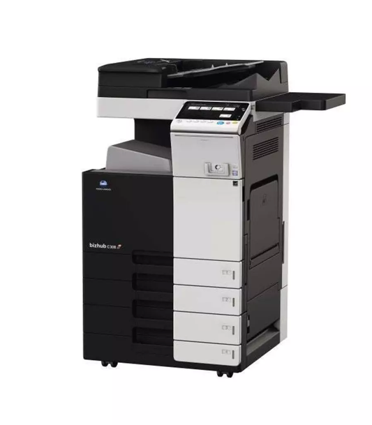 Konica Minolta Bizhub C308 (Meter and prices depending on availability) Off Lease Printer - SOP-TECHNOLOGIES, INC.