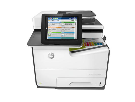 HP PAGEWIDE COLOR MFP 586DN (Meter and prices depending on availability) Off Lease Printer