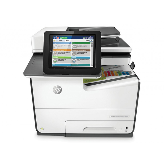 HP PAGEWIDE COLOR MFP E58650dn (Meter and prices depending on availability) Off Lease Printer