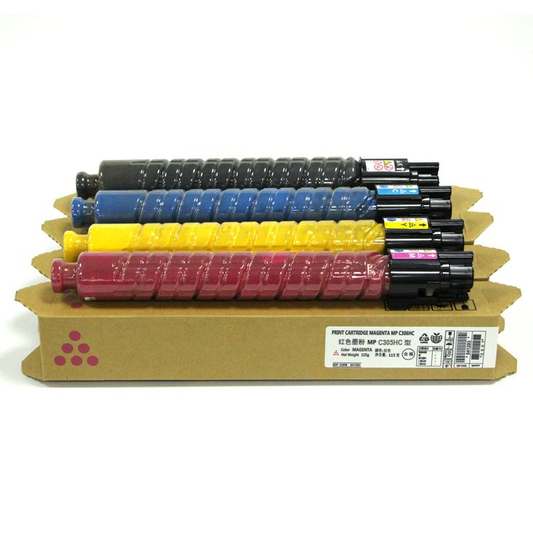 Compatible Ricoh MP C305 Toner cartridge (Japan Powder) CMYK