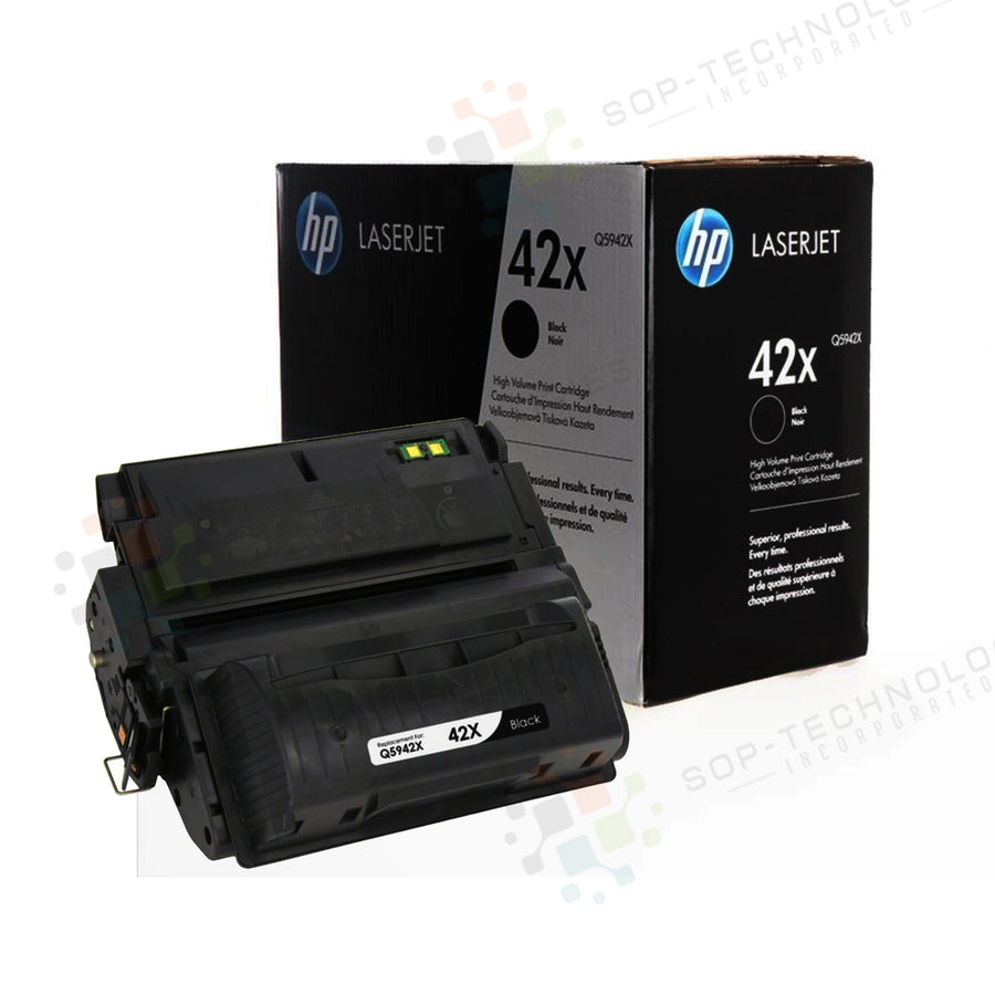 Genuine HP Q5942X (42X) Black High-Yield Toner Cartridge - SOP-TECHNOLOGIES, INC.
