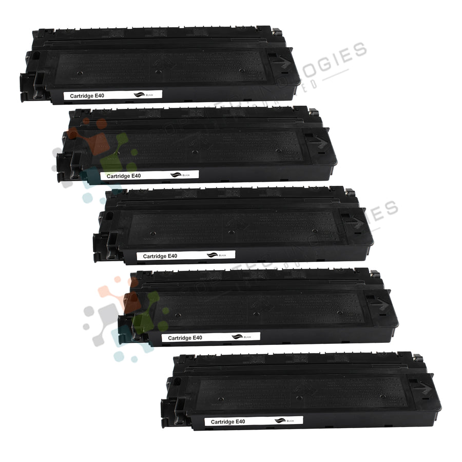 5 Pack E40  Replacement Drum Unit for Canon (Black Only) - SOP-TECHNOLOGIES, INC.