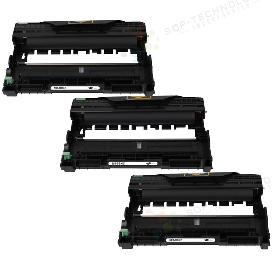 3 Pack Compatible Dell Imaging Drum for Dell E310dw - SOP-TECHNOLOGIES, INC.