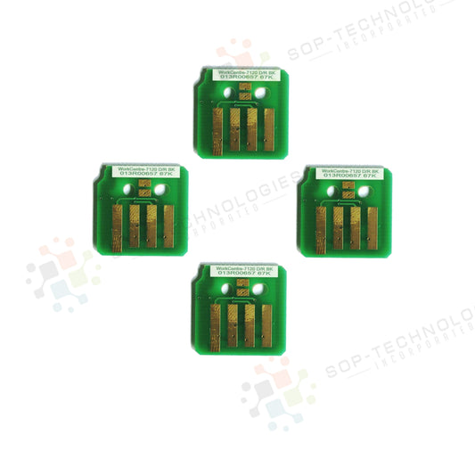 4 DRUM Chips For Xerox WorkCentre 7120 7125 7220 7225 - SOP-TECHNOLOGIES, INC.