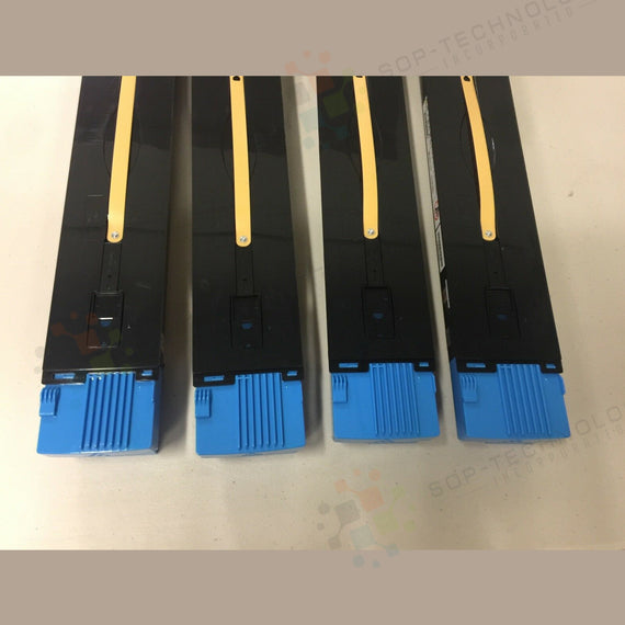 4 x Toner Cartridge for Xerox Color 550 560 570 Digital CYAN - SOP-TECHNOLOGIES, INC.