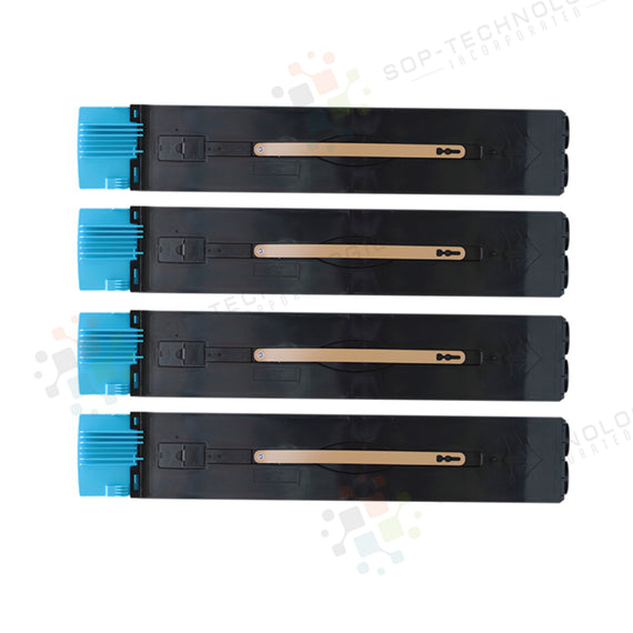 4 x Toner Cartridge for Xerox Color 550 560 570 Digital CYAN - SOP-TECHNOLOGIES, INC.