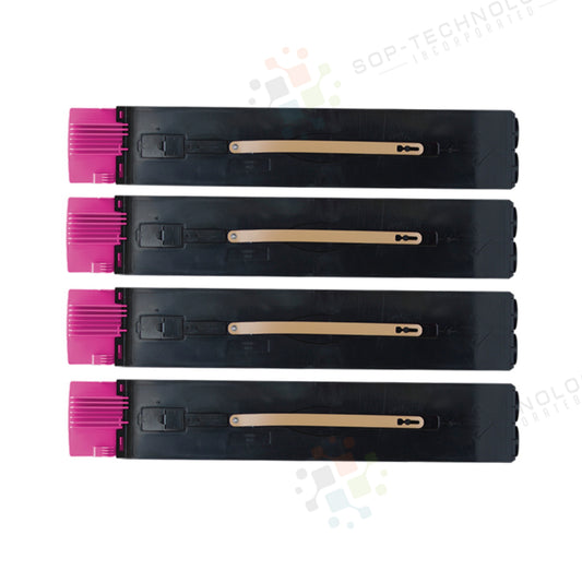 4 x Toner Cartridge for Xerox Color 550 560 570 Magenta - SOP-TECHNOLOGIES, INC.