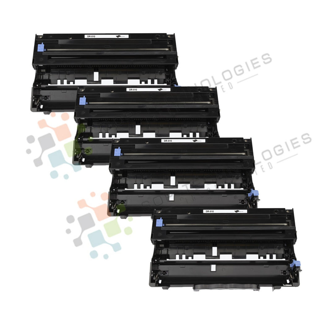 4 Pack DR-510 Replacement Drum Unit for Brother (Black Only) - SOP-TECHNOLOGIES, INC.
