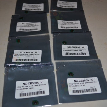 8 Pack HP LASERJET  Toner CHIPCM6040 CM6040F CM6030 CM6030F CP6015DE CP6015 - SOP-TECHNOLOGIES, INC.