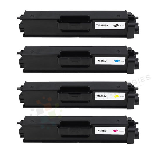 4 Pack Compatible Toner Set Cartridge Replacement for Brother  TN-315 (CMYK) - SOP-TECHNOLOGIES, INC.
