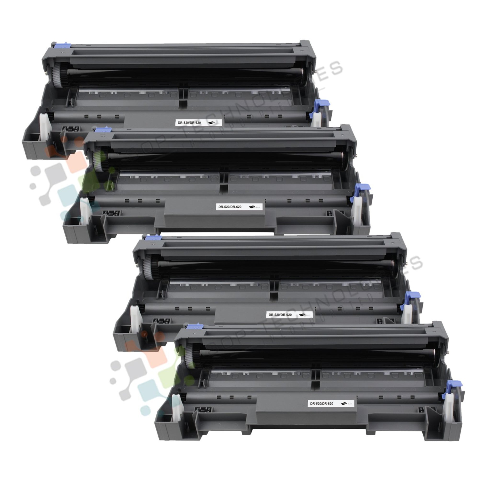 4 Pack DR520 Replacement Drum Unit for Brother (Black Only) SOP