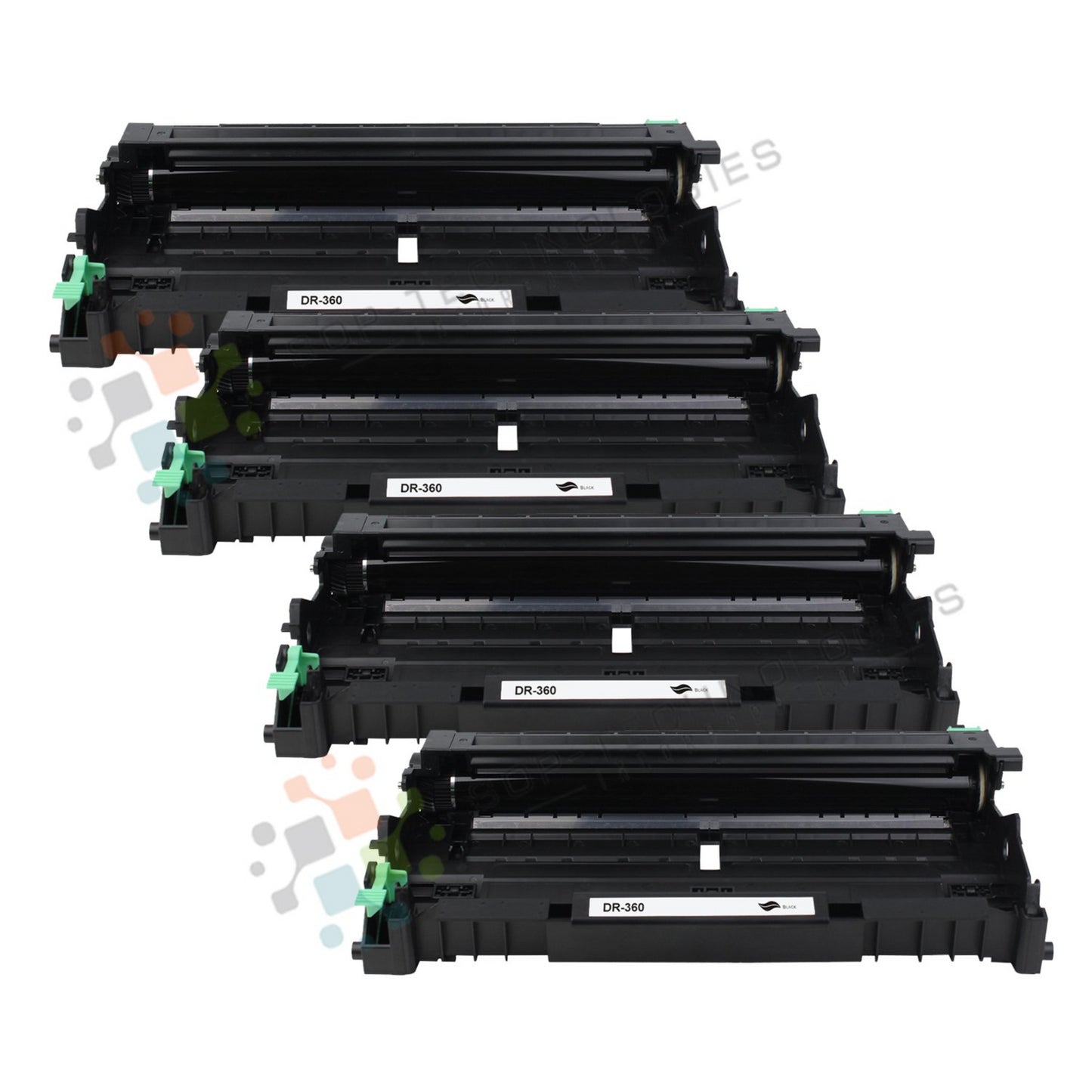 4 Pack DR-360 Replacement Drum Unit for Brother (Black Only) - SOP-TECHNOLOGIES, INC.