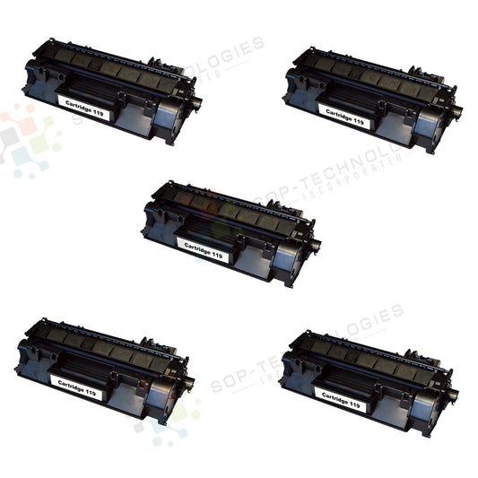 5pk CRG119  Compatible Toner Cartridge Replacement Canon ImageClass MF5850DN - SOP-TECHNOLOGIES, INC.