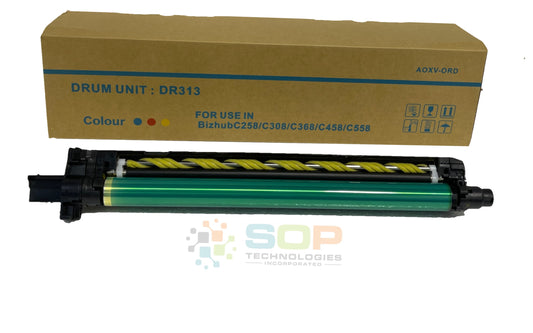 Replacement Fuji CMY Drum For Konica Minolta Bizhub C658 C558 C458 C368 C308 DR-313 - SOP-TECHNOLOGIES, INC.