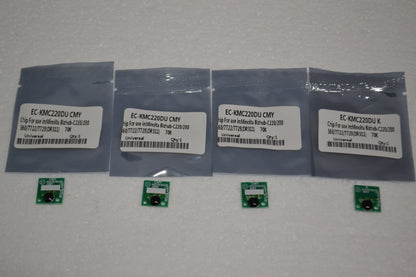 4 x Drum Reset Chip(CMYK) for Konica Minolta Bizhub C220 280 360 7722 7728 (DR311)