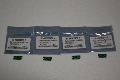 4 x Toner Refill Chip (CMYK) for Xerox Phaser 6510N 6515 (106R03473-106R03476)