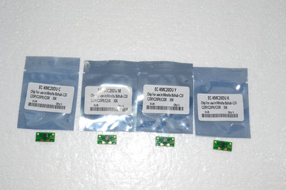 4 x Drum Reset Chip (CMYK) for Konica Minolta Bizhub C20/C20P/C20PX/C20X (EUR)