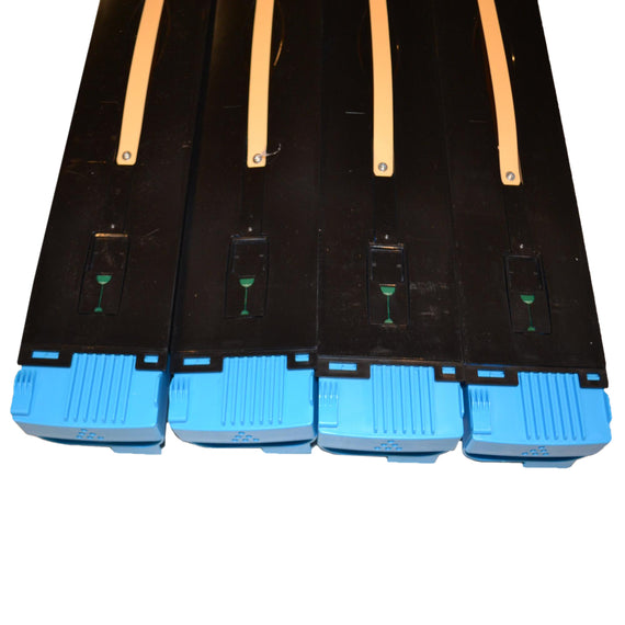 4 Pack Japan Replacement Toner For Xerox  DC250 7665 Xerox DocuColor 240 242 260 CYAN  6R1222 SOLD Version (Japan Toner)