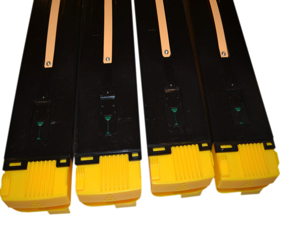 4 Pack Japan Replacement Toner For Xerox  DC250 7665 Xerox DocuColor 240 242 260  YELLOW -  6R1220 SOld Version (Japan Toner)