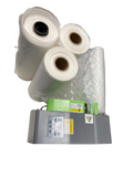 Air Bubble Cushion Making Machine Air Pillow inflator Air Cushion Machine and Film + 3 Rolls