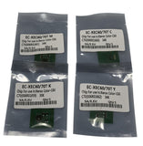 4 Replacement Toner Chip " DMO " for Xerox 6R1659, 6R1660, 6R1661, 6R1662 C60 C70