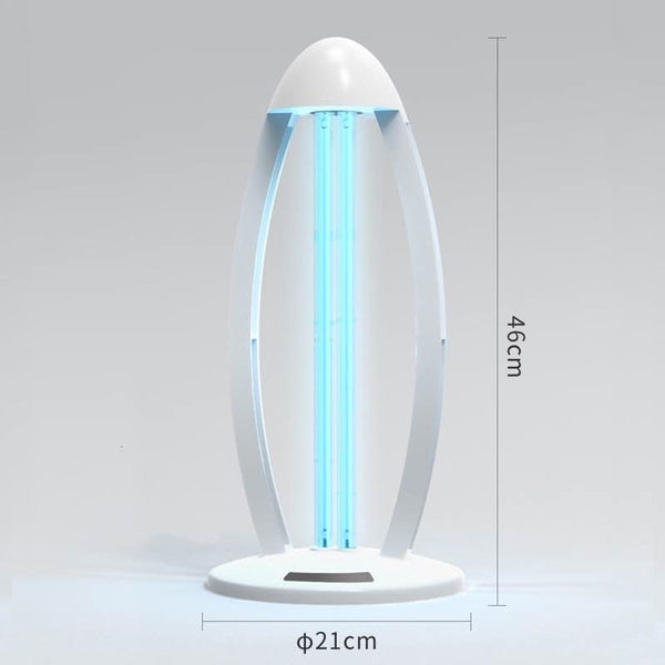 Sterilization Lamp - Portable UV Disinfection Deodorizer Sterilizer, Air Sanitizer Purifier with Remote Control & Lamp Base for Car Household, Wardrobe Bedroom with Ozone