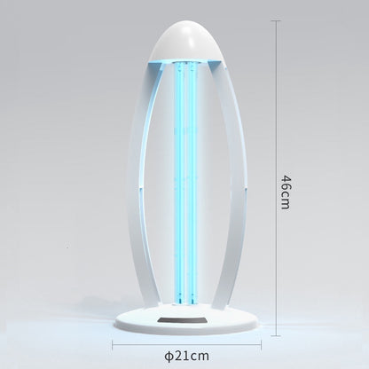 Sterilization Lamp - Portable UV Disinfection Deodorizer Sterilizer, Air Sanitizer Purifier with Remote Control & Lamp Base for Car Household, Wardrobe Bedroom with Ozone