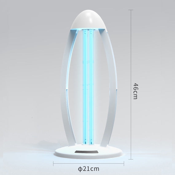 Sterilization Lamp - Portable UV Disinfection Deodorizer Sterilizer, Air Sanitizer Purifier with Remote Control & Lamp Base for Car Household, Wardrobe Bedroom with Ozone
