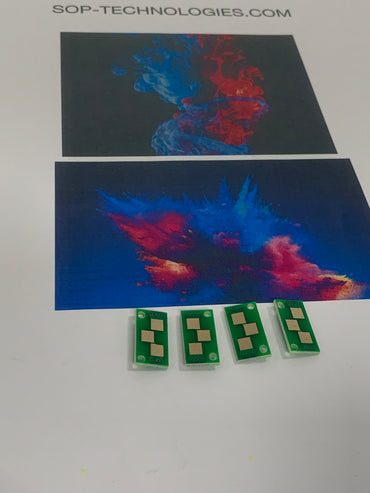 4 Toner Chip Refill for Konica Minolta Bizhub C654, C654e, C754, C754e (TN711) - SOP-TECHNOLOGIES, INC.