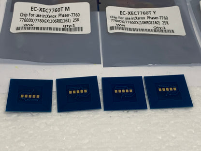 4 x Toner Chip for Xerox Phaser 7760, 7760DN, 7760DX, 7760GX - SOP-TECHNOLOGIES, INC.