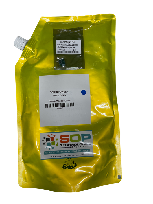 1Kg Japan Replacement Toner Powder for Konica Minolta Bizhub TN512C CYAN (Japan Toner)