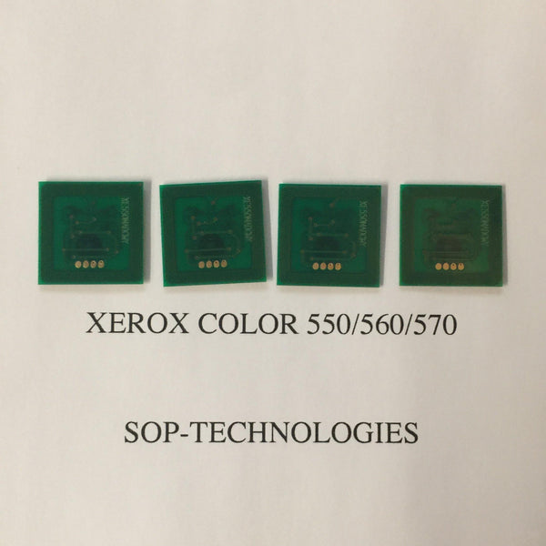4x Drum Reset Chip for Xerox Color 550 ,560 ,570 (013R00663-013R00664) - SOP-TECHNOLOGIES, INC.