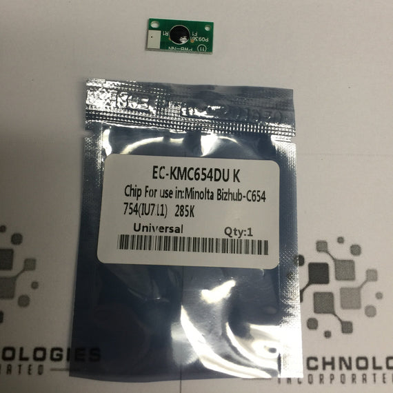 Copy of 1 Drum Chip Konica Minolta Bizhub C654 C654e C754 C754e DR-711 RESET DRUM CHIP BLACK - SOP-TECHNOLOGIES, INC.